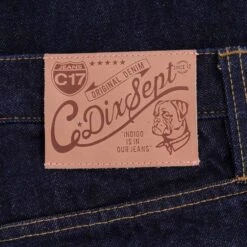 C17 - Cedixsept Jeans Kaihara C-Tapered Cropped Leg Fit Japanese Selvedge Denim Jeans - Indigo -Stuarts Fashion Store c17 cedixsept jeans kaihara c tapered cropped leg fit japanese selvedge denim jeans indigo p49598 630928 image