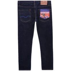 C17 - Cedixsept Jeans Kaihara C-Tapered Cropped Leg Fit Japanese Selvedge Denim Jeans - Indigo -Stuarts Fashion Store c17 cedixsept jeans kaihara c tapered cropped leg fit japanese selvedge denim jeans indigo p49598 630942 image