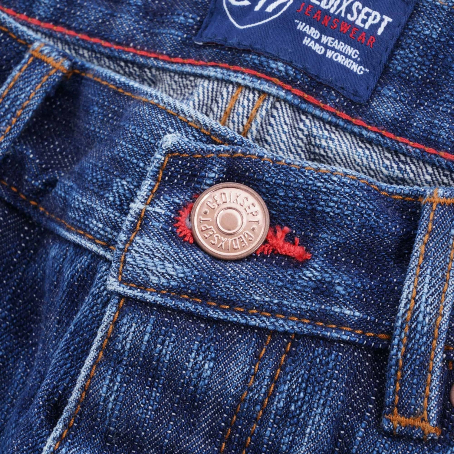 C17 - Cedixsept Jeans Kuroki C-Original Fit Japanese Selvedge Denim Jeans - Stone Wash 3 C17 - Cedixsept Jeans Kuroki C-Original Fit Japanese Selvedge Denim Jeans - Stone Wash - Image 3