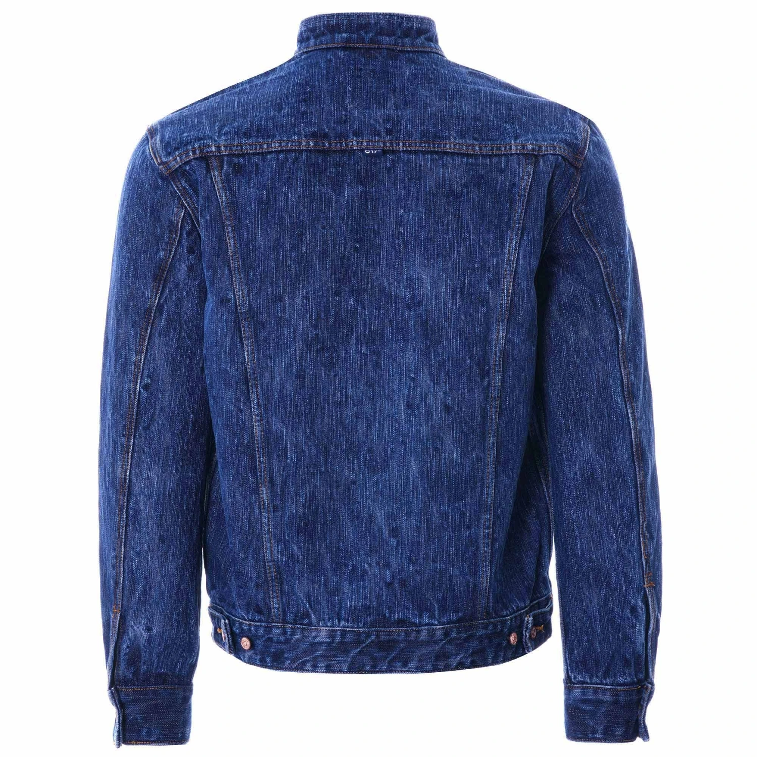 C17 - Cedixsept Jeans Mandarin Collar Kuroki Japanese Selvedge Denim Jacket - Stone Wash 7 C17 - Cedixsept Jeans Mandarin Collar Kuroki Japanese Selvedge Denim Jacket - Stone Wash - Image 7