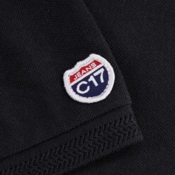 C17 - Cedixsept Jeans Oxford Pique Polo - Black -Stuarts Fashion Store c17 cedixsept jeans oxford pique polo black p49915 651415 image