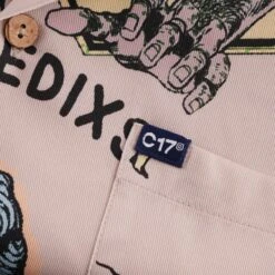 C17 - Cedixsept Jeans Paradise Lost Shirt - Ecru -Stuarts Fashion Store c17 cedixsept jeans paradise lost shirt ecru p45888 496563 image