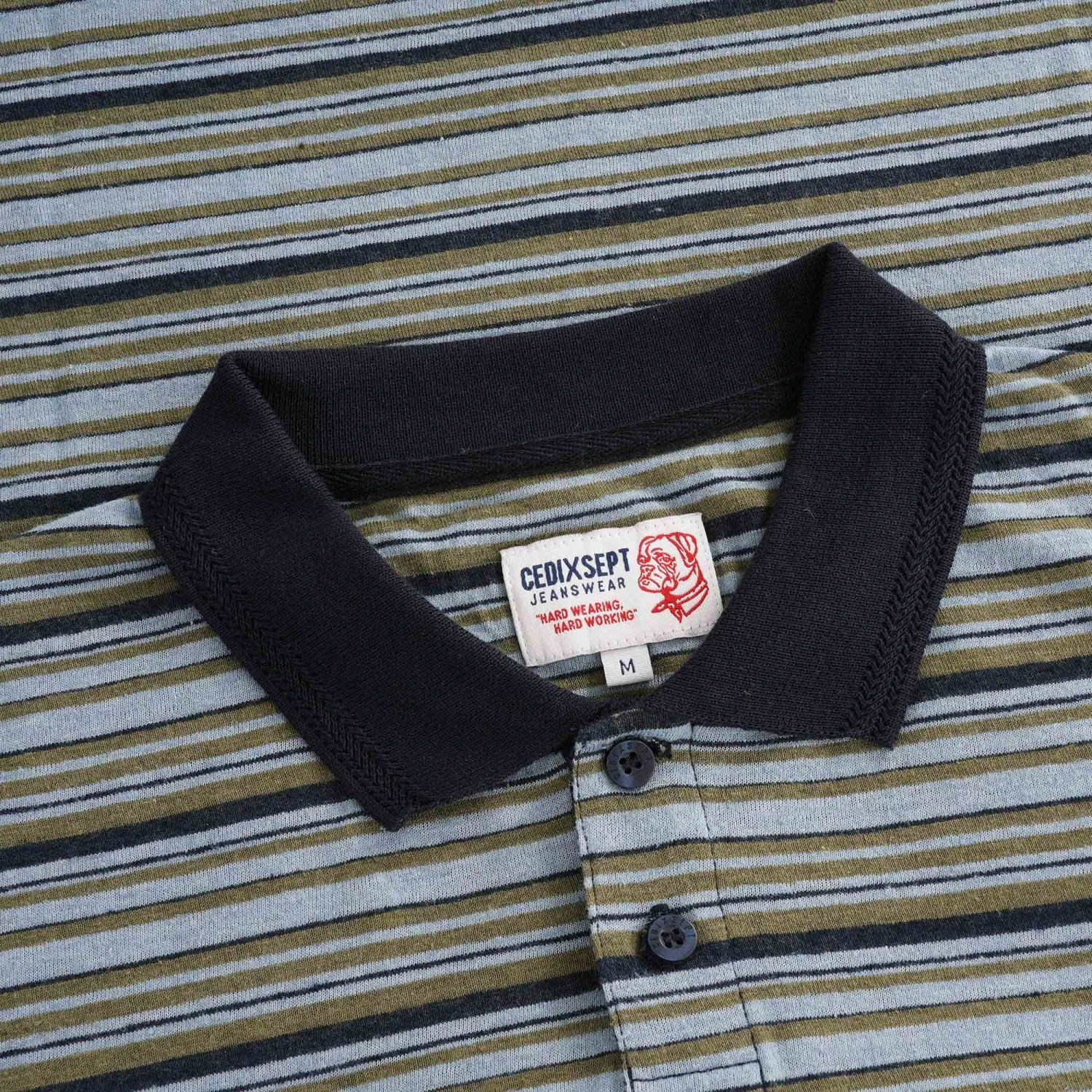 C17 - Cedixsept Jeans Smith Polo Shirt - Multi 2 C17 - Cedixsept Jeans Smith Polo Shirt - Multi - Image 2