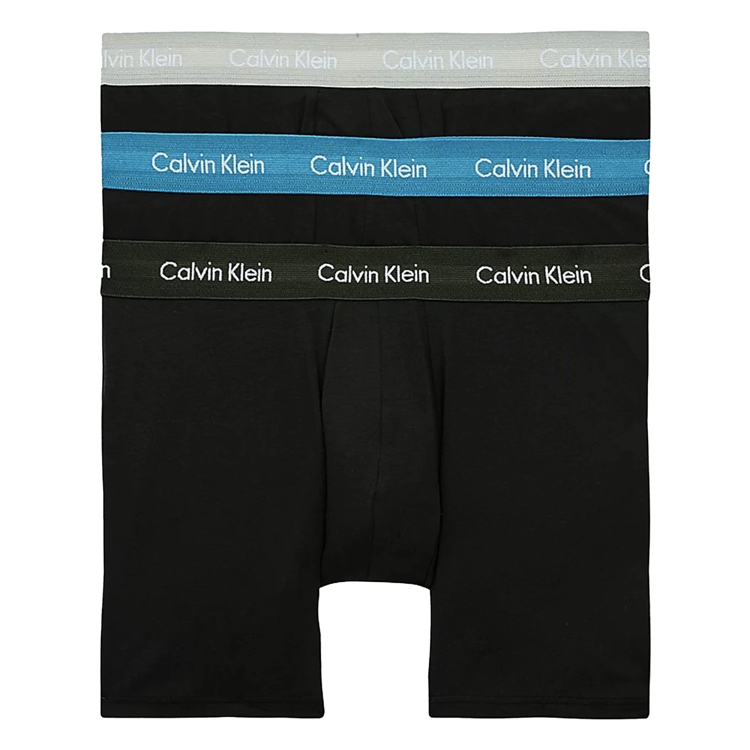 Calvin Klein Underwear 3 Pack Boxer Briefs - Grey Element/ Grey/ Tapestry Teal 1 Calvin Klein Underwear 3 Pack Boxer Briefs - Grey Element/ Grey/ Tapestry Teal