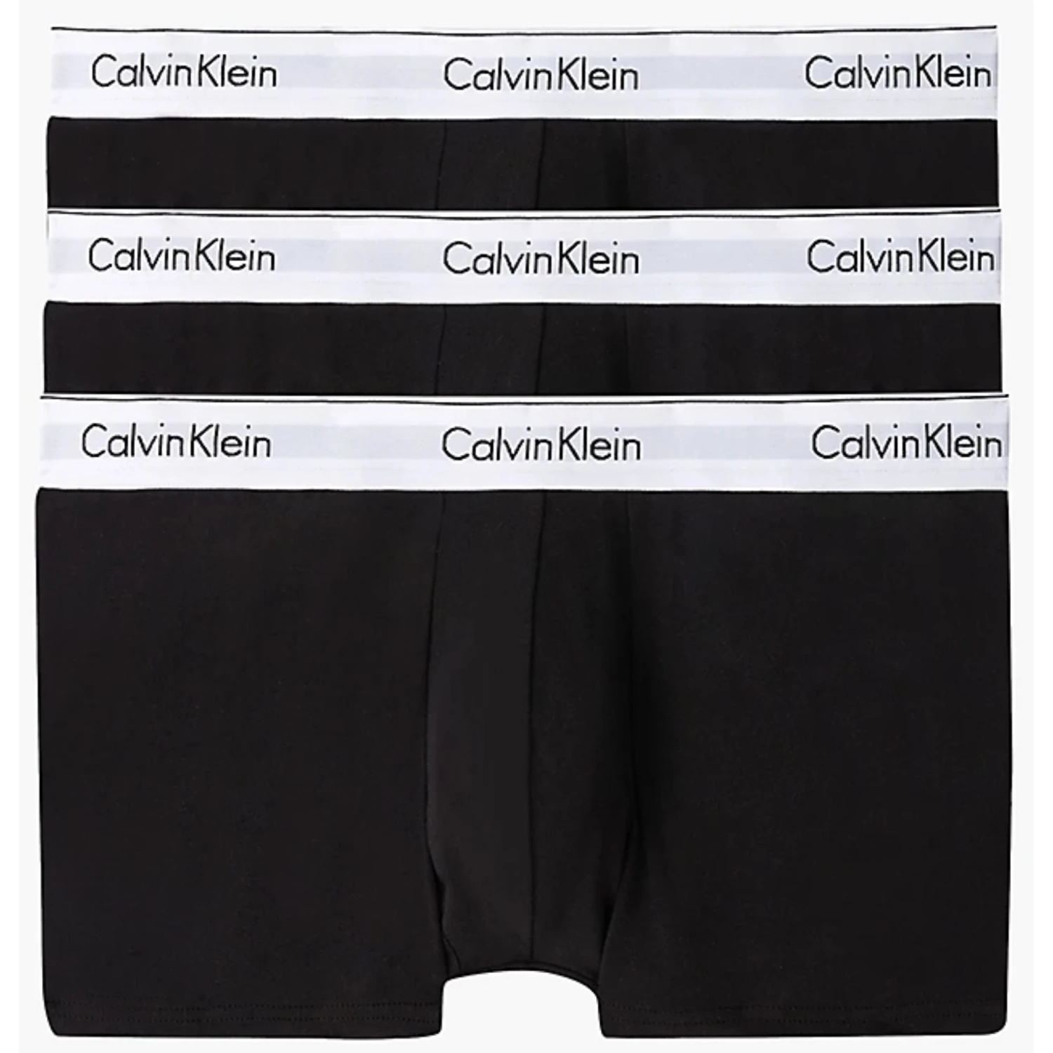 Calvin Klein Underwear 3 Pack Trunks - Black 1 Calvin Klein Underwear 3 Pack Trunks - Black