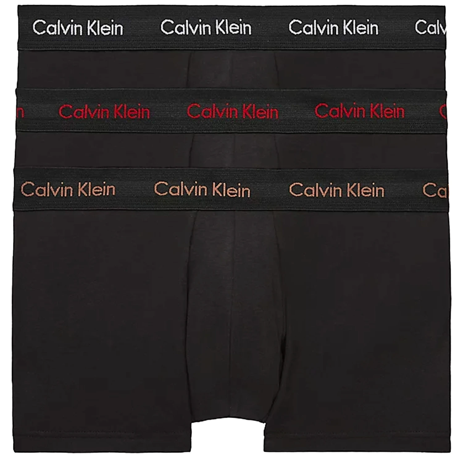 Calvin Klein Underwear 3pk Low Rise Trunk - Multi 1 Calvin Klein Underwear 3pk Low Rise Trunk - Multi