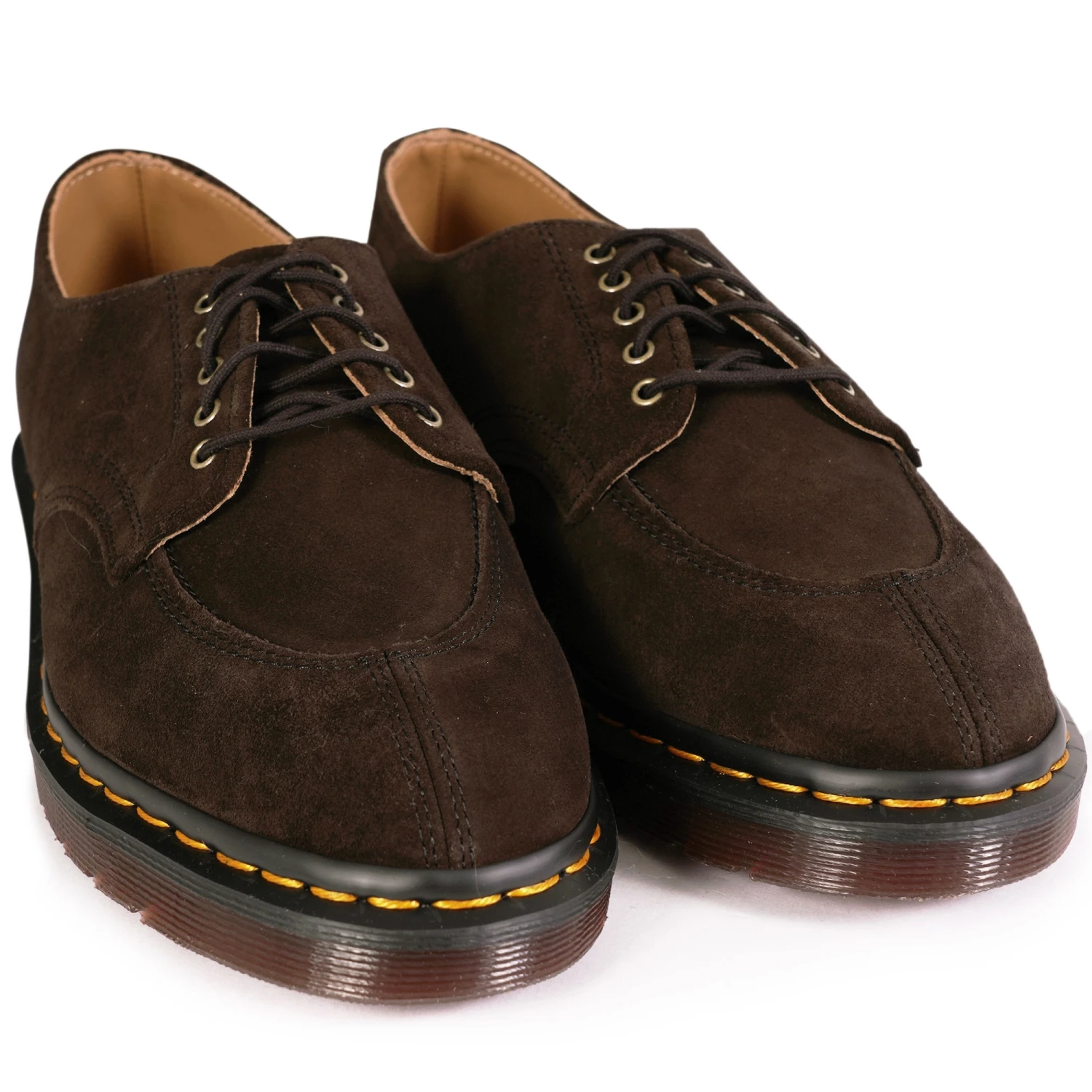 Dr. Martens 2046 Repello Calf Suede - Chocolate 2 Dr. Martens 2046 Repello Calf Suede - Chocolate - Image 2