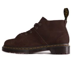 Dr. Martens Church Suede Monkey Boots - Dark Brown