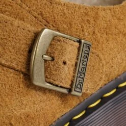 Dr. Martens Isham Long Napped Suede - Pecan Brown -Stuarts Fashion Store dr martens isham long napped suede pecan brown p60687 894709 image