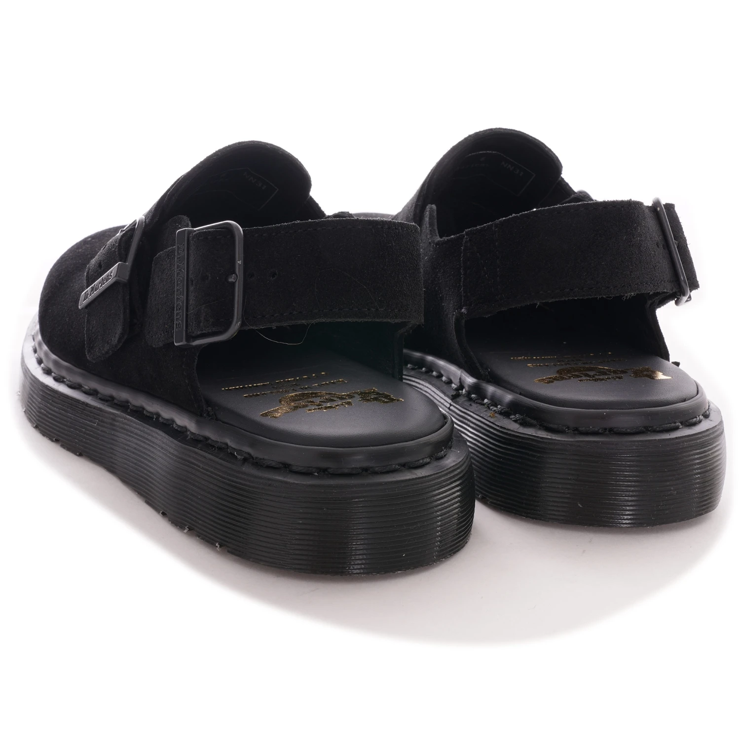 Dr. Martens Made In England Jorge Mules - Black Calf Suede 3 Dr. Martens Made In England Jorge Mules - Black Calf Suede - Image 3