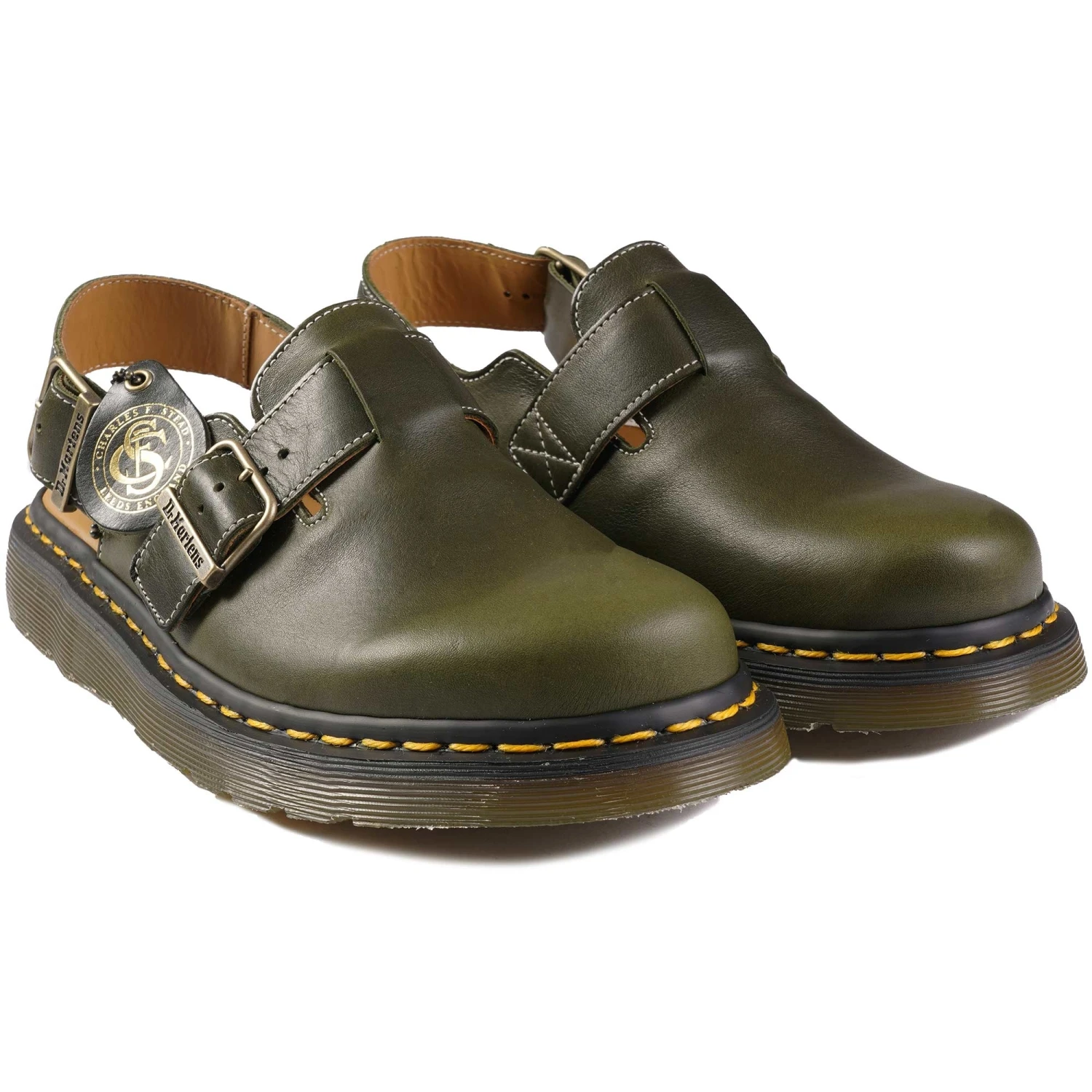 Dr. Martens Made In England Jorge Mules - Dark Green 2 Dr. Martens Made In England Jorge Mules - Dark Green - Image 2