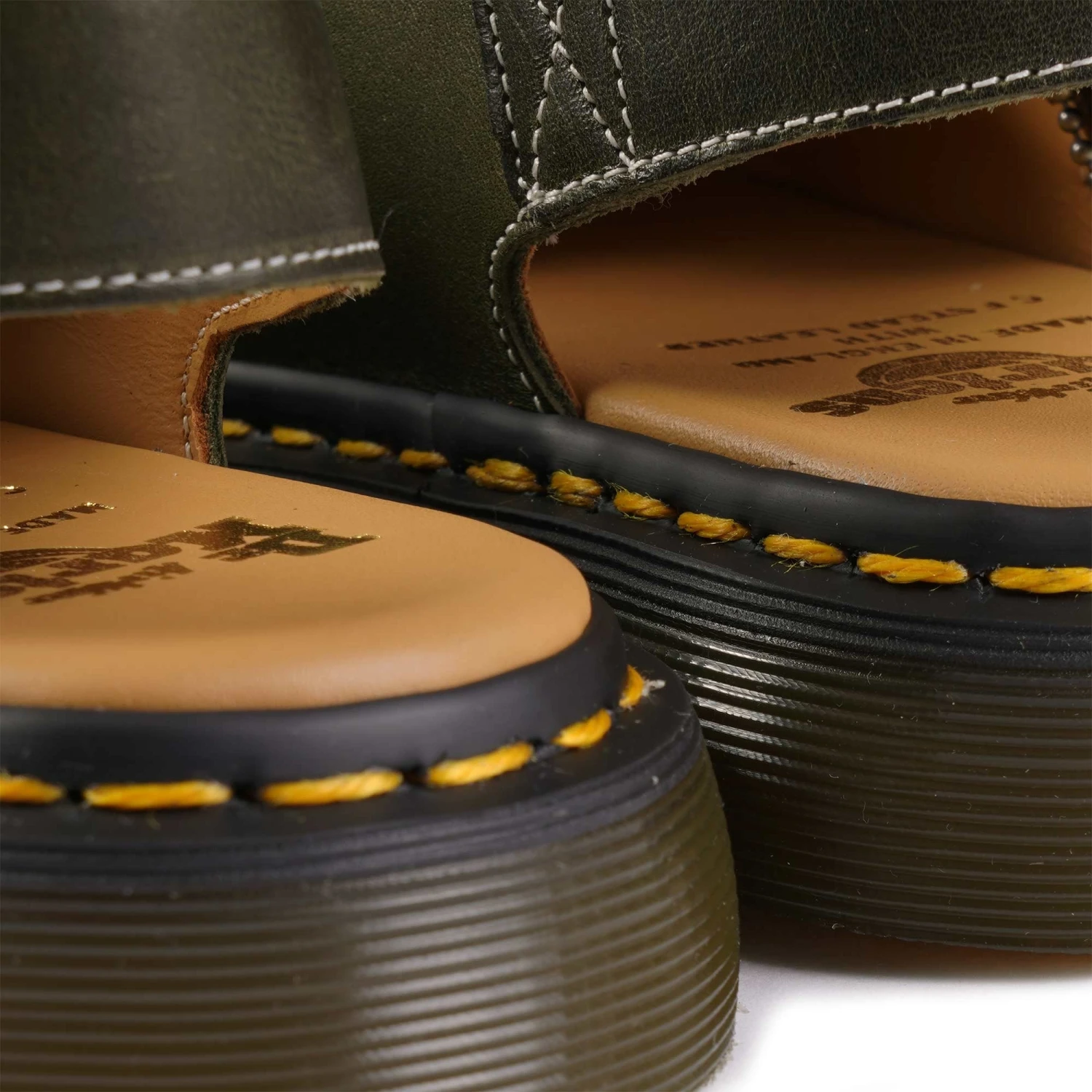 Dr. Martens Made In England Jorge Mules - Dark Green 6 Dr. Martens Made In England Jorge Mules - Dark Green - Image 6