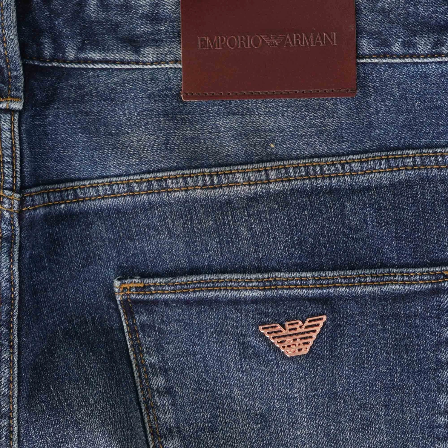 Emporio Armani J06 Jeans - Denim Blue 3 Emporio Armani J06 Jeans - Denim Blue - Image 3