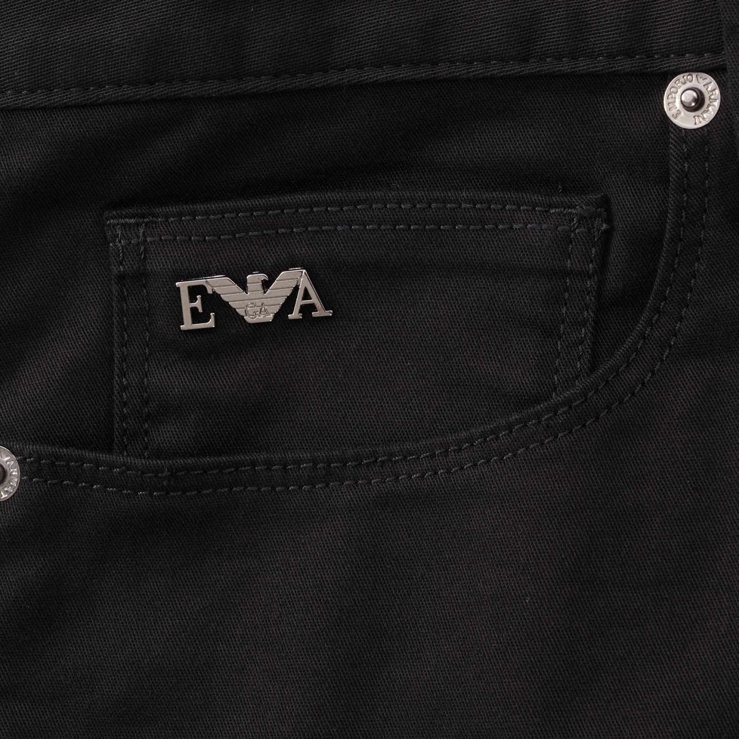 Emporio Armani J06 Slim Fit Denim Jeans - Nero 3 Emporio Armani J06 Slim Fit Denim Jeans - Nero - Image 3