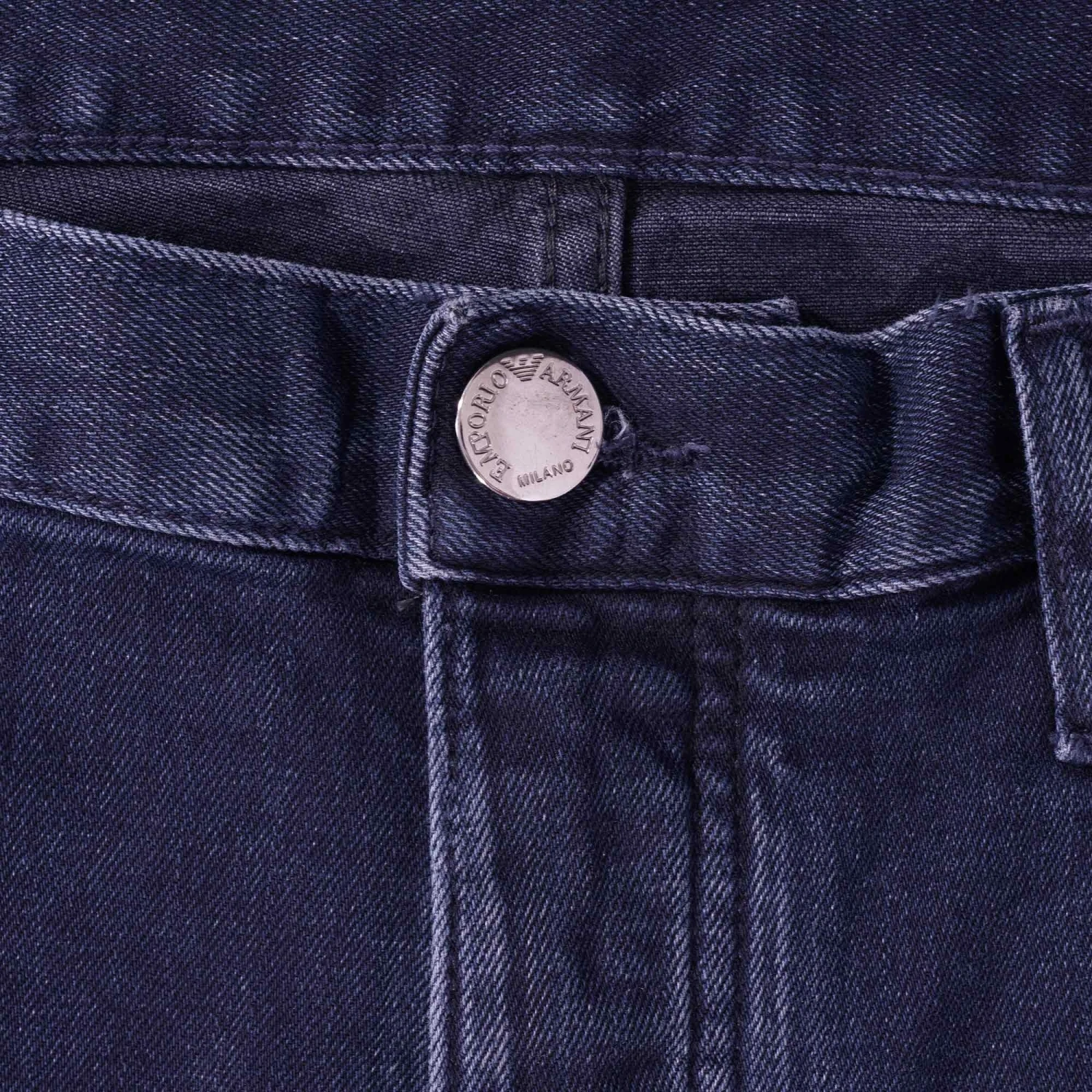 Emporio Armani J21 Regular-Fit Comfort Twill Denim Jeans - Blue 2 Emporio Armani J21 Regular-Fit Comfort Twill Denim Jeans - Blue - Image 2