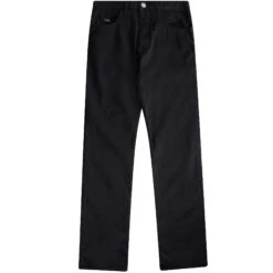 Emporio Armani J21 Regular-Fit Stretch-Gabardine Jeans - Nero