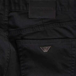 Emporio Armani J45 Regular-fit Comfort-Denim Twill Jeans - Nero 6 Emporio Armani J45 Regular-fit Comfort-Denim Twill Jeans - Nero -Stuarts Fashion Store emporio armani j45 regular fit comfort denim twill jeans nero p56052 809410 image