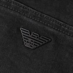 Emporio Armani J45 Regular Fit Jeans - Denim Nero -Stuarts Fashion Store emporio armani j45 regular fit jeans denim nero p55356 779303 image