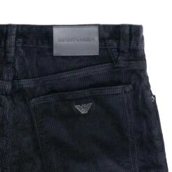 Emporio Armani J69 Loose-Fit Corduroy Trousers - Blu Navy 8 Emporio Armani J69 Loose-Fit Corduroy Trousers - Blu Navy -Stuarts Fashion Store emporio armani j69 loose fit corduroy trousers blu navy p60723 900920 image