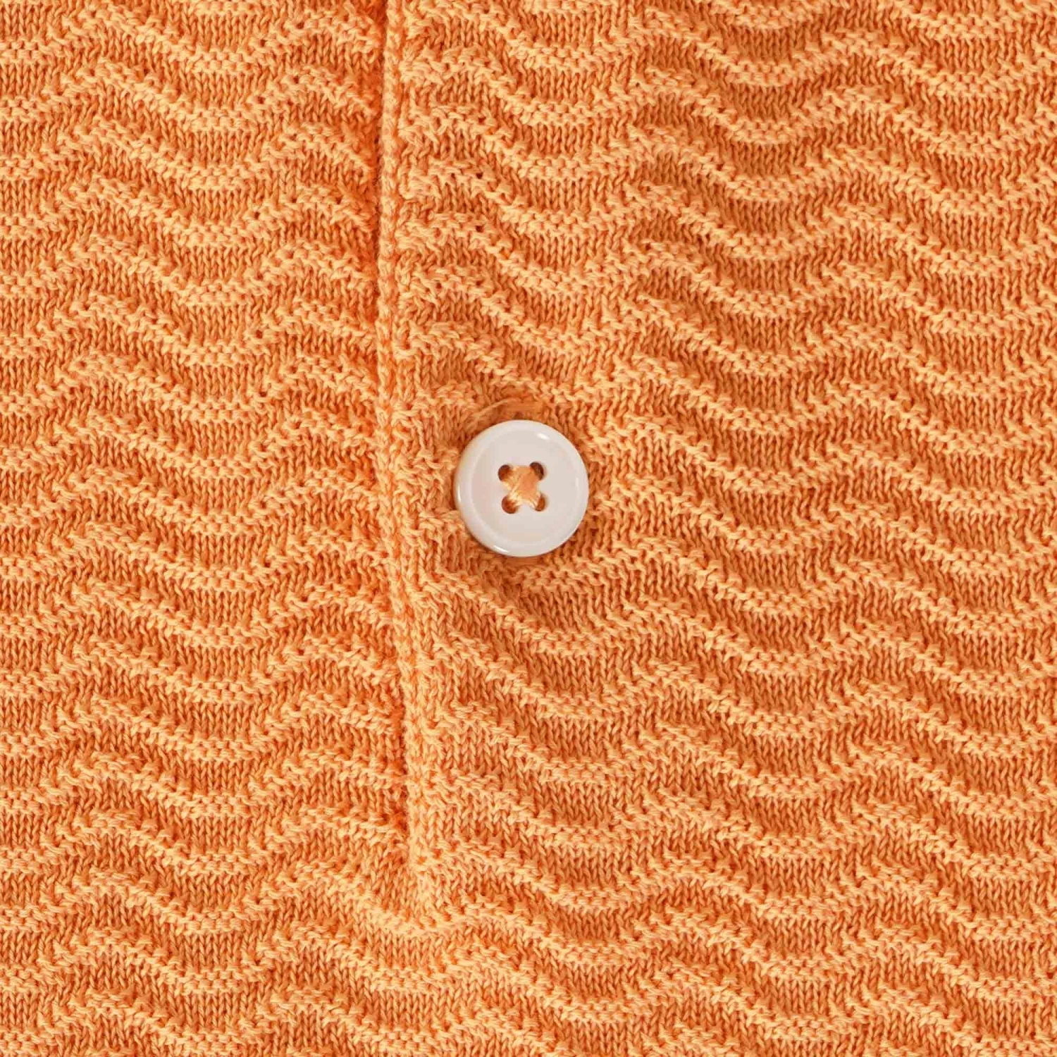 Emporio Armani Knitted Polo Shirt - Aran 3 Emporio Armani Knitted Polo Shirt - Aran - Image 3