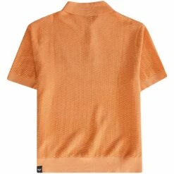 Emporio Armani Knitted Polo Shirt - Aran 7 Emporio Armani Knitted Polo Shirt - Aran -Stuarts Fashion Store emporio armani knitted polo shirt aran p57602 836615 image