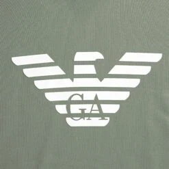 Emporio Armani Logo Sweatshirt - Salvia -Stuarts Fashion Store emporio armani logo sweatshirt salvia p60432 891339 image