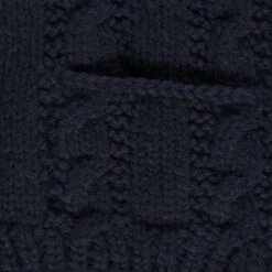 Faiz T.S Fisherman Hand Knitted Cardigan - Ink And Grey 6 Faiz T.S Fisherman Hand Knitted Cardigan - Ink And Grey -Stuarts Fashion Store faiz t s fisherman hand knitted cardigan ink and grey p61037 906133 image