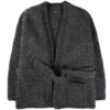 Faiz T.S Heavy Weight Hand Knitted Kyoto Robe - Grey