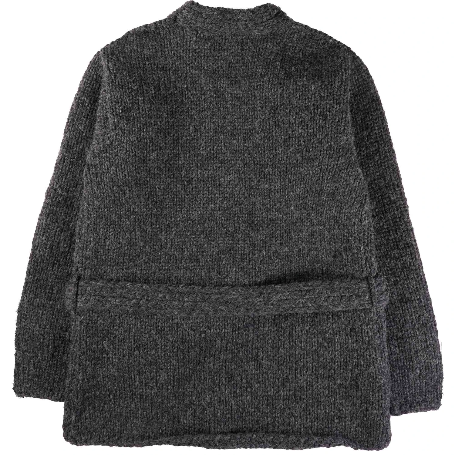 Faiz T.S Heavy Weight Hand Knitted Kyoto Robe - Grey 4 Faiz T.S Heavy Weight Hand Knitted Kyoto Robe - Grey - Image 4