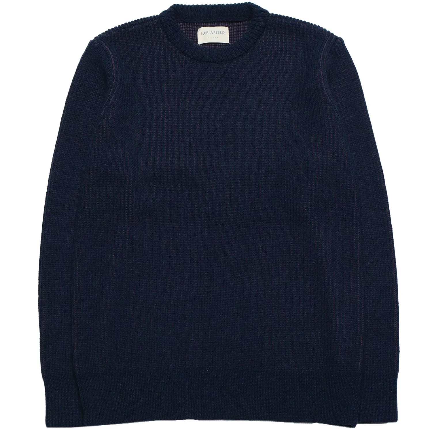 Far Afield Hamish Contrast Ribbed Knit - Purple 1 Far Afield Hamish Contrast Ribbed Knit - Purple