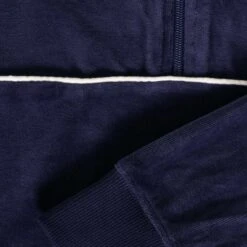 Fila Vintage Duke Velour 1/4 Zip With Piping - Navy -Stuarts Fashion Store fila vintage duke velour 1 4 zip with piping navy p56187 800517 image