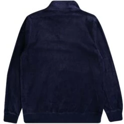 Fila Vintage Duke Velour 1/4 Zip With Piping - Navy -Stuarts Fashion Store fila vintage duke velour 1 4 zip with piping navy p56187 800523 image