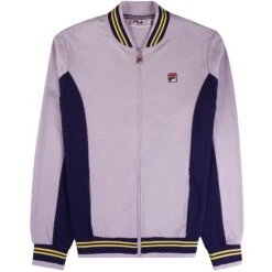 Fila Vintage Settanta Baseball Track Jacket - Thistle
