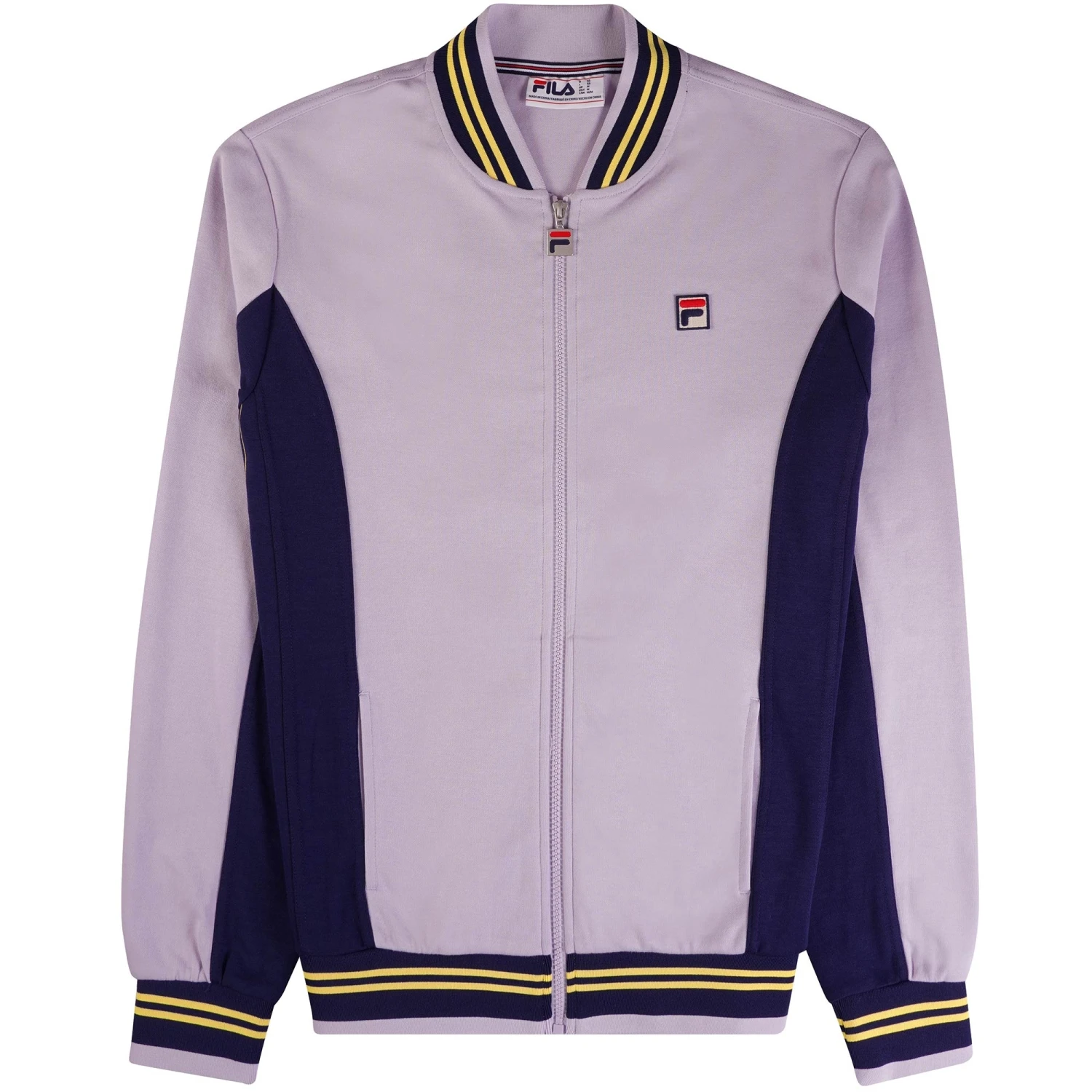 Fila Vintage Settanta Baseball Track Jacket - Thistle 1 Fila Vintage Settanta Baseball Track Jacket - Thistle