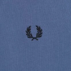 Fred Perry 1/2 Zip Track Top - Midnight Blue -Stuarts Fashion Store fred perry 1 2 zip track top midnight blue p59577 878693 image