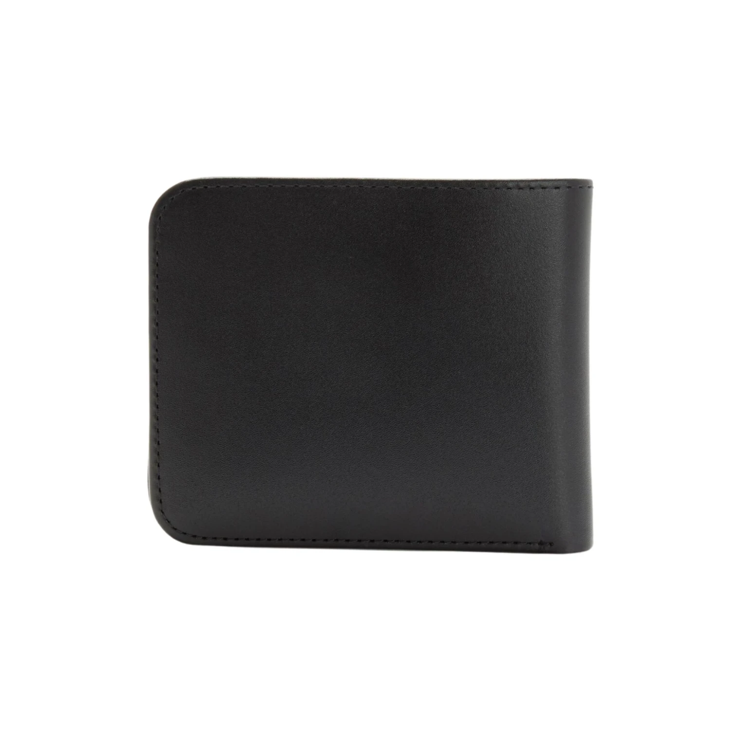 Fred Perry Burnished Leather Billfold Wallet - Black 2 Fred Perry Burnished Leather Billfold Wallet - Black - Image 2