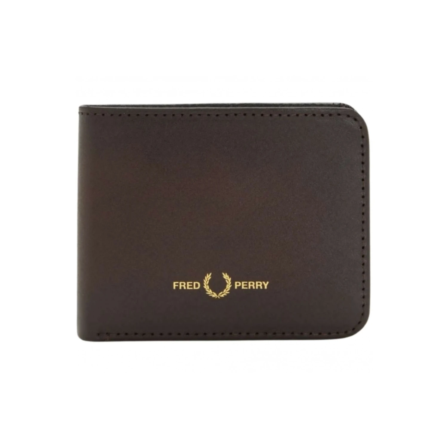 Fred Perry Burnished Leather Billfold Wallet - Oxblood 1 Fred Perry Burnished Leather Billfold Wallet - Oxblood