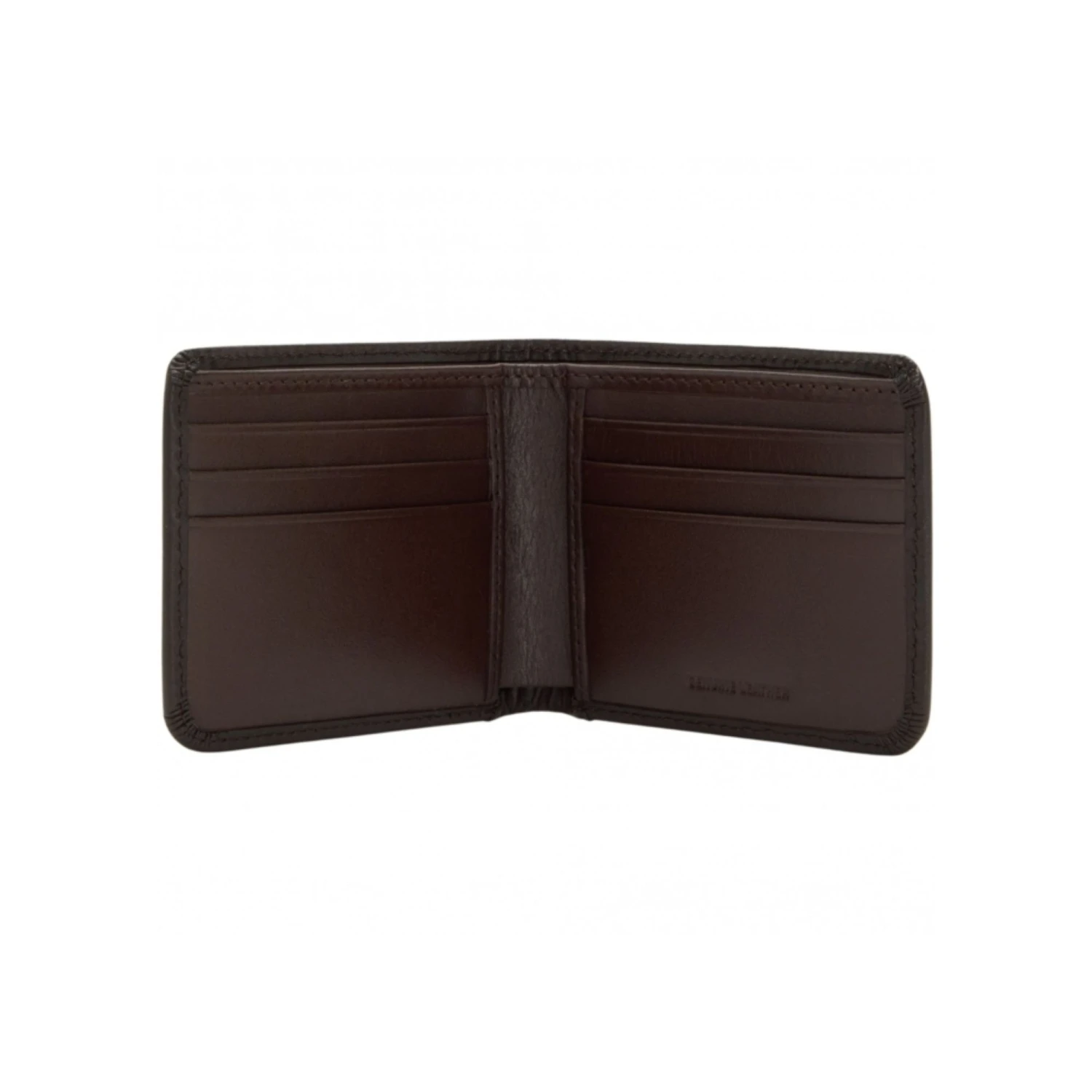 Fred Perry Burnished Leather Billfold Wallet - Oxblood 3 Fred Perry Burnished Leather Billfold Wallet - Oxblood - Image 3