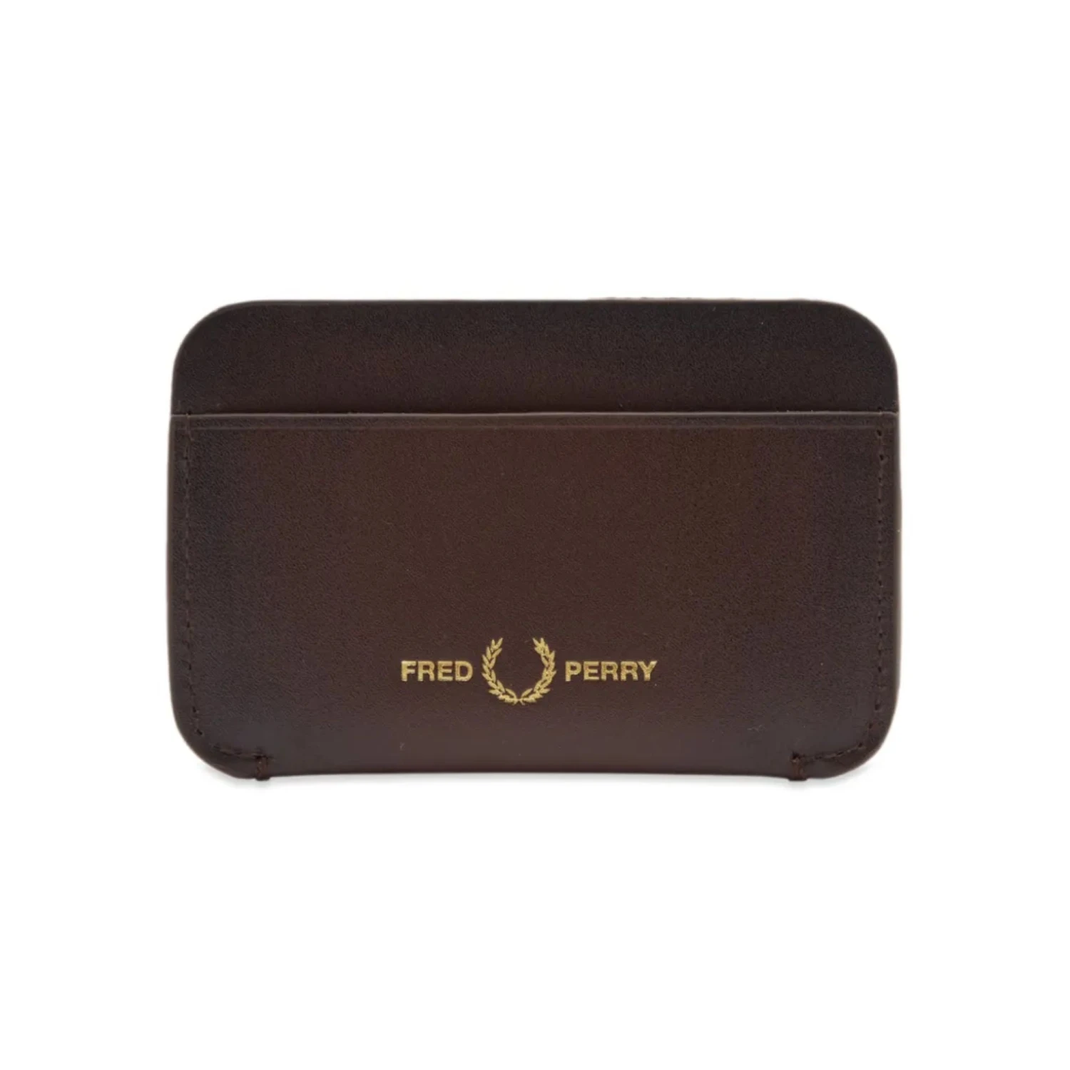 Fred Perry Burnished Leather Cardholder - Oxblood 1 Fred Perry Burnished Leather Cardholder - Oxblood