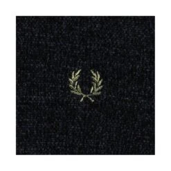 Fred Perry Chenille Rib Jumper - Black 6 Fred Perry Chenille Rib Jumper - Black -Stuarts Fashion Store fred perry chenille rib jumper black p60590 895390 image