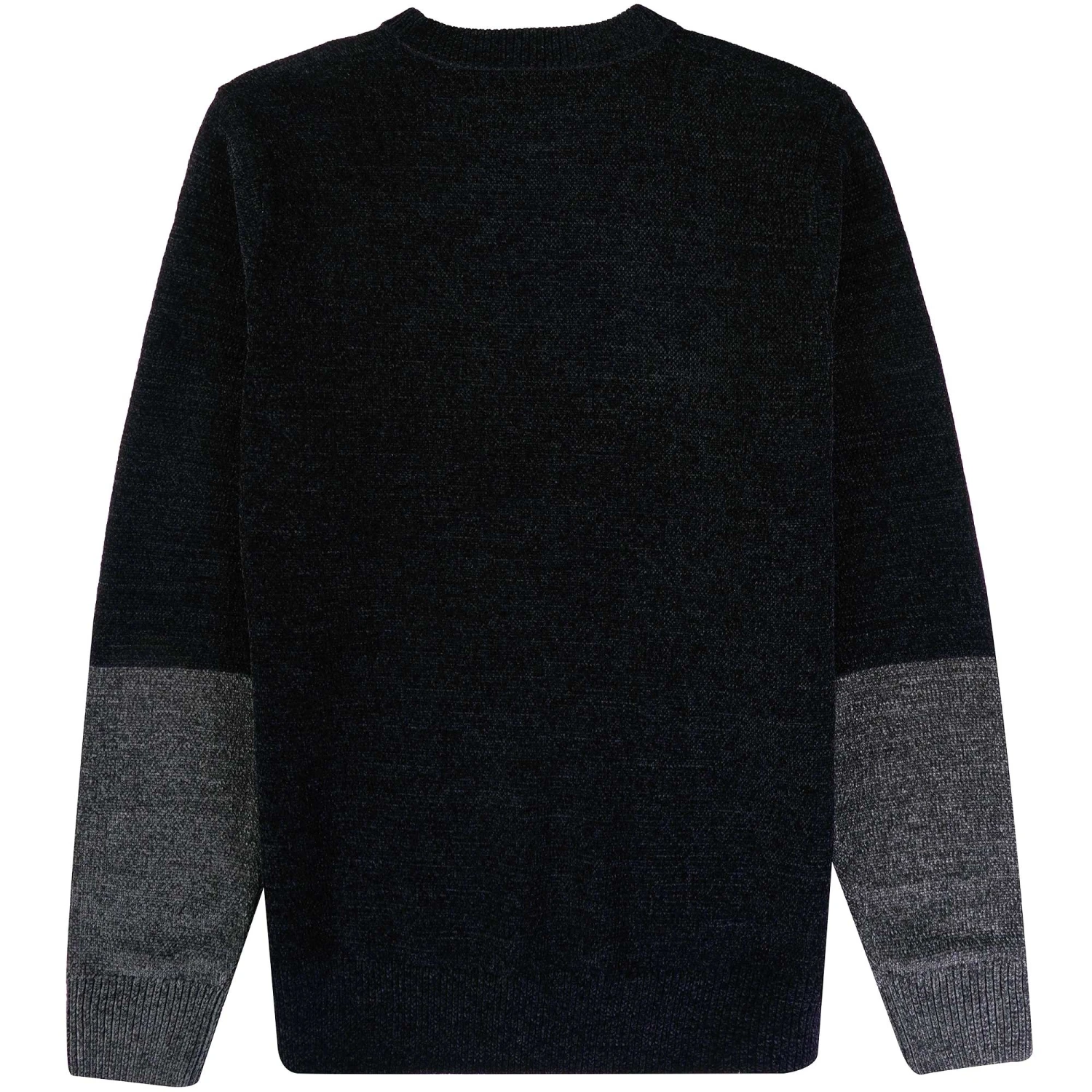 Fred Perry Chenille Rib Jumper - Black 4 Fred Perry Chenille Rib Jumper - Black - Image 4