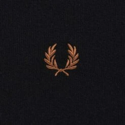 Fred Perry Classic Zip Through Cardigan - Black -Stuarts Fashion Store fred perry classic zip through cardigan black p60309 885611 image