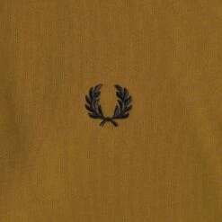 Fred Perry Crew Neck Sweatshirt - Dark Caramel -Stuarts Fashion Store fred perry crew neck sweatshirt dark caramel p59582 878773 image