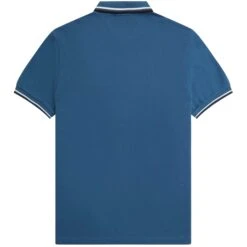 Fred Perry M3600 Twin Tipped Polo - Midnight Blue 7 Fred Perry M3600 Twin Tipped Polo - Midnight Blue -Stuarts Fashion Store fred perry m3600 twin tipped polo midnight blue p59651 879391 image