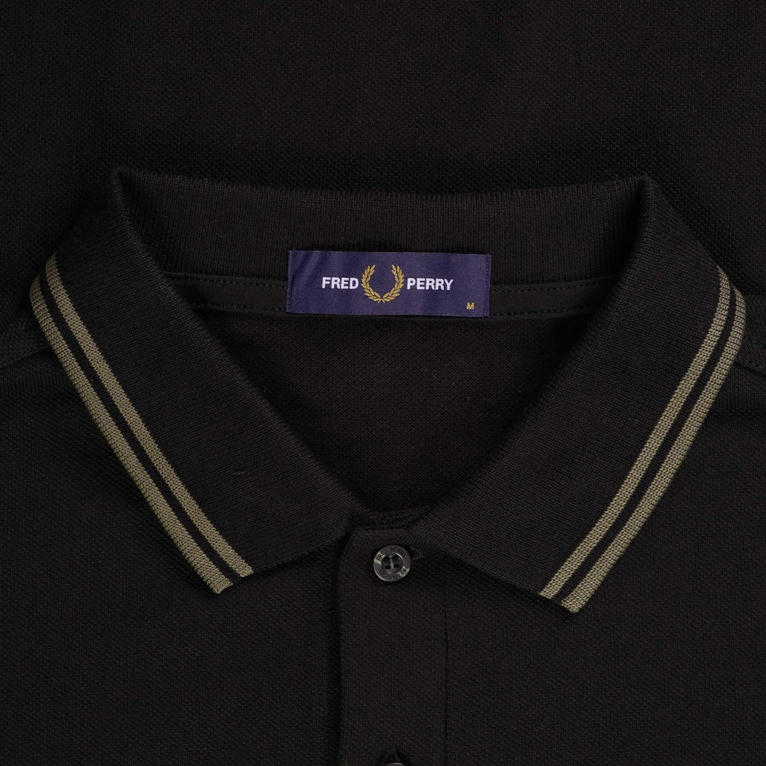 Fred Perry M3600 Twin Tipped Polo Shirt - Black 2 Fred Perry M3600 Twin Tipped Polo Shirt - Black - Image 2