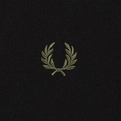 Fred Perry M3600 Twin Tipped Polo Shirt - Black 6 Fred Perry M3600 Twin Tipped Polo Shirt - Black -Stuarts Fashion Store fred perry m3600 twin tipped polo shirt black p60592 892974 image