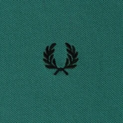 Fred Perry M3600 Twin Tipped Polo Shirt - Deep Mint 6 Fred Perry M3600 Twin Tipped Polo Shirt - Deep Mint -Stuarts Fashion Store fred perry m3600 twin tipped polo shirt deep mint p57609 835809 image