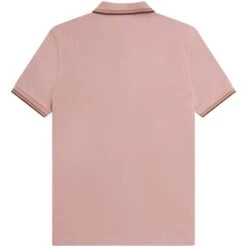 Fred Perry M3600 Twin Tipped Polo Shirt - Dusty Rose 7 Fred Perry M3600 Twin Tipped Polo Shirt - Dusty Rose -Stuarts Fashion Store fred perry m3600 twin tipped polo shirt dusty rose p59475 877093 image