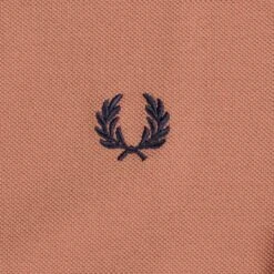 Fred Perry M3600 Twin Tipped Polo Shirt - Light Rust -Stuarts Fashion Store fred perry m3600 twin tipped polo shirt light rust p59479 877039 image