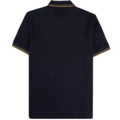 Fred Perry M3600 Twin Tipped Polo Shirt - Navy 7 Fred Perry M3600 Twin Tipped Polo Shirt - Navy -Stuarts Fashion Store fred perry m3600 twin tipped polo shirt navy p59473 877335 image
